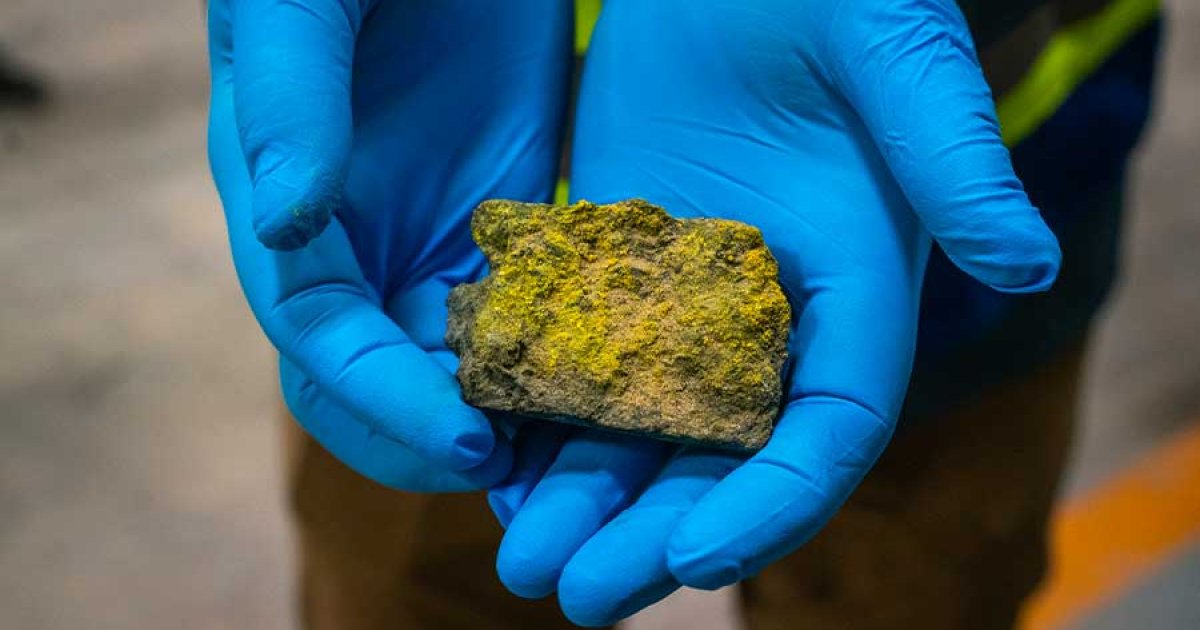 Ilustrasi uranium (Bloomberg)