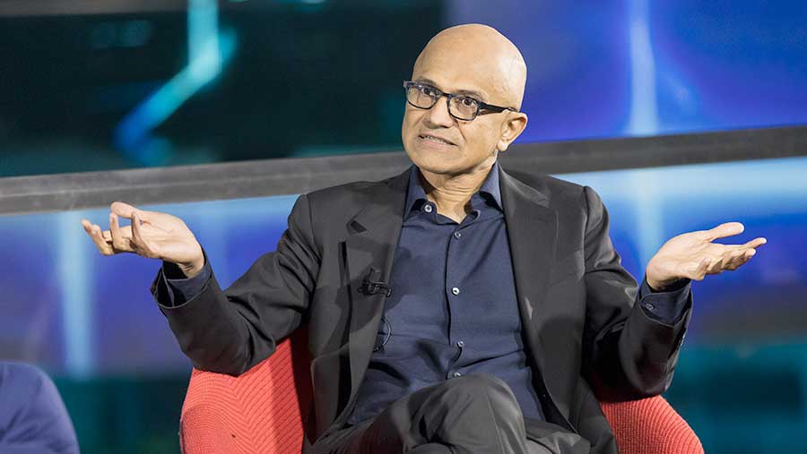 Satya Nadella CEO Microsoft (Blooomberg)