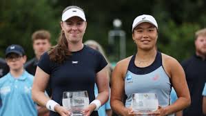 Janice Tjen/Talia Gibson juara ganda putri Birmingham Open 2026. (Arsip LTA)
