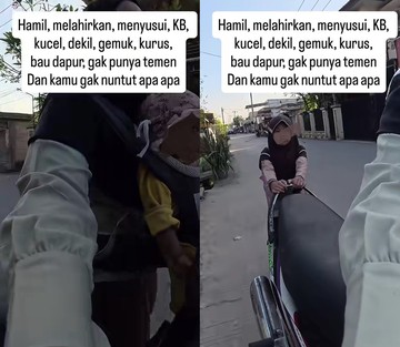 Ibu dua anak ini curhat di media sosial tentang kisah rumah tangganya. Foto: Dok. Instagram @imah_imul12.