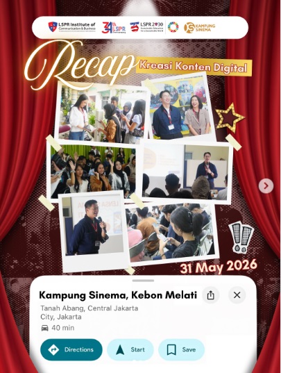 Kegiatan Lensa Sinema Melati. DOK IG @lensasinemamelati