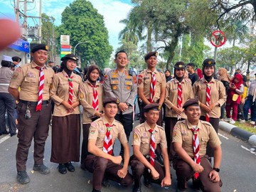Semarakkan Hari Bhayangkara ke-80, Polres Bogor Ajak Ribuan Warga Senam Massal di CFD