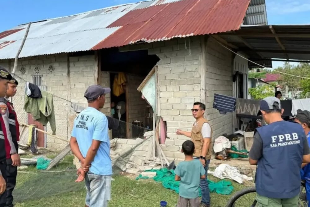 Gempa bumi berkekuatan 6,7 magnitudo mengguncang wilayah Kabupaten Parigi Moutong, Sulawesi Tengah, pada Selasa (16/6/2026) sekitar pukul 11.27 WITA./BPBD Parigi Moutong