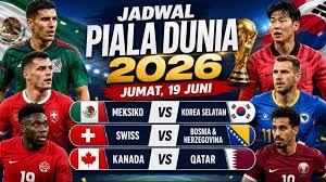 Ilustrasi: Penentuan Nasib Grup A dan B di Piala Dunia 2026: Jadwal Lengkap Matchday 2 Jumat 19 Juni
