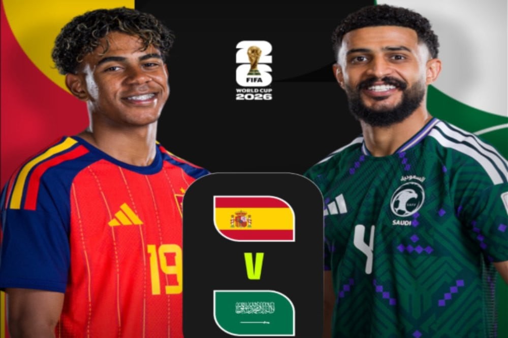 Spanyol vs Arab Saudi/instagram @fifa