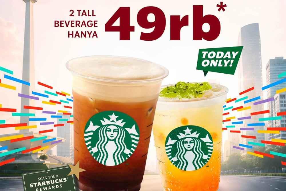 Promo Starbucks spesial HUT ke499 Jakarta/Starbucks Indonesia