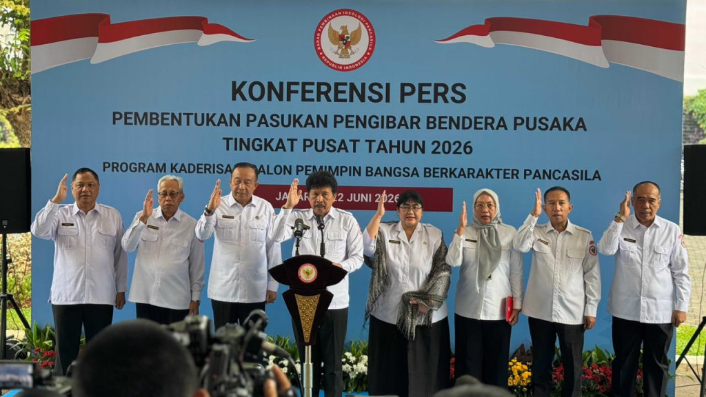 Konferensi pers Daftar Paskibraka Tingkat Pusat Tahun 2026. DOK BPIP