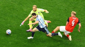 Dua Gol Magis Messi Antar Argentina Raih Kemenangan Tipis Atas Austria di Kualifikasi Piala Dunia 2026