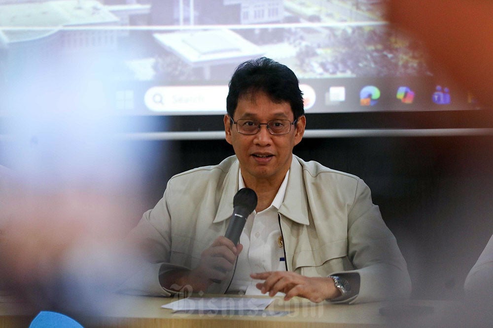 Menteri Keuangan Purbaya Yudhi Sadewa menyampaikan keterangan pada konferensi pers tentang pajak di Jakarta, Senin (11/5/2026). Bisnis/Himawan L. Nugraha