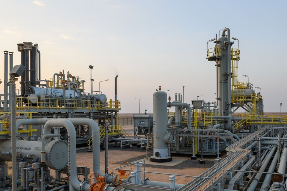 Ladang Jafurah berisi cadangan gas yang dikelola Saudi Aramco, perusahaan migas milik pemerintah Arab Saudi/Dok. Saudi Aramco