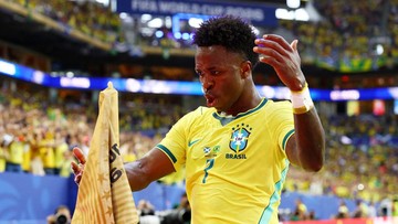 Dua Gol Vinicius Junior Bawa Brasil Menang Telak, Tantang Persaingan Top Skor Piala Dunia 2026