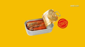 Hidden sodium dalam sekaleng ikan sarden. Foto: iStock