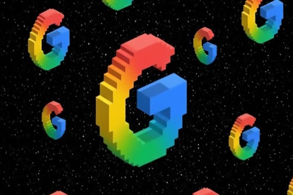 Huruf G sebagai lambang dari Google/platformX