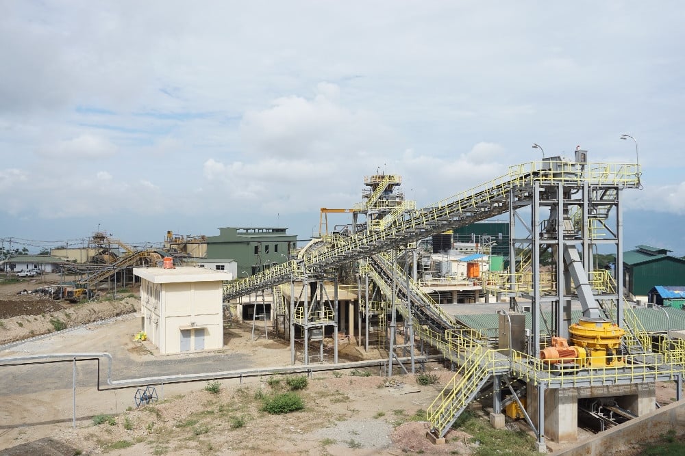 Fasilitas tambang dan pengolahan bijih emas PT Citra Palu Minerals, anak usaha PT Bumi Resources Minerals Tbk. (BRMS) di Palu, Sulawesi Tengah. / dok Bumi Resources Minerals