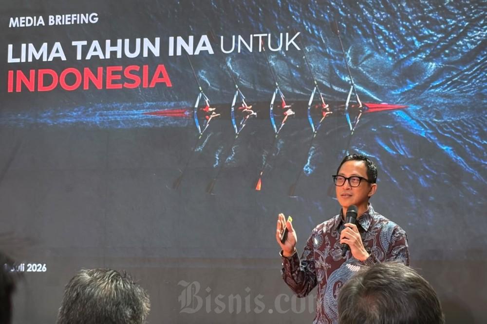 Ketua Dewan Direktur alias Chief Executive Officer Indonesia Investment Authority (CEO INA) Oki Ramadhana./Bisnis - Dion.