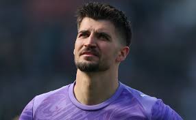 © Selim Sudheimer/Getty ImagesNikola Vasilj of St. Pauli after his team's defeat following the Bundesliga match