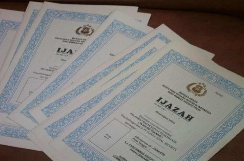 Ijazah. DOK MI