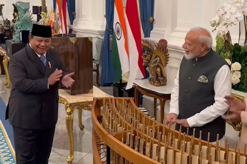Presiden Prabowo Subianto dan Perdana Menteri India Narendra Modi. / dok. Sekretariat Kabinet