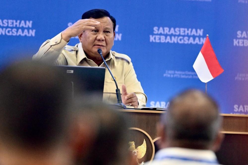 Presiden Prabowo Subianto menghadiri agenda Penutupan Sarasehan Kebangsaan Konvensi Sains, Teknologi, dan Industri 2026, di Jakarta Convention Center (JCC) Senayan, Minggu (28/6/2026)./BPMI-Sekretariat Presiden