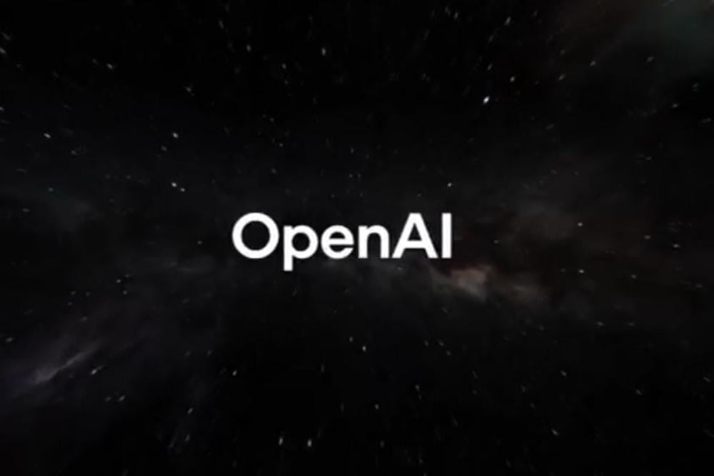 Tulisan OpenAI dengan latar belakang bintang-bintang/X.com