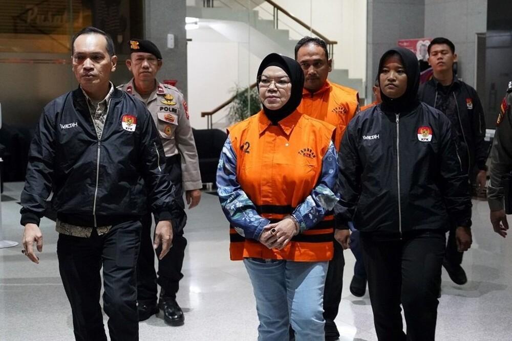 KPK menangkap ETS selaku Bupati Sukoharjo periode 2021-2025 dan 2025-2030 dalam kasus korupsi./Ist-KPK.