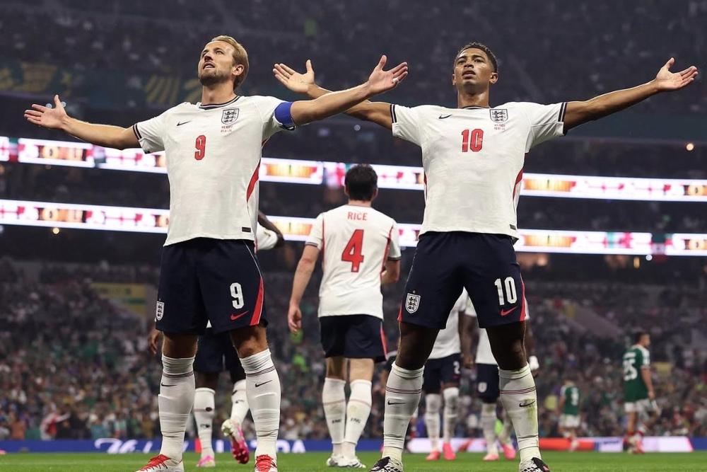 Jude Bellingham dan Harry Kane dari Timnas Inggris/instagram @judebellingham
