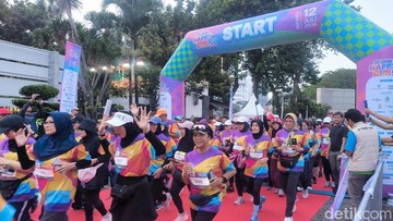 Senior Happy Run 5K. Foto: Devandra Abi Prasetyo/detikHealth