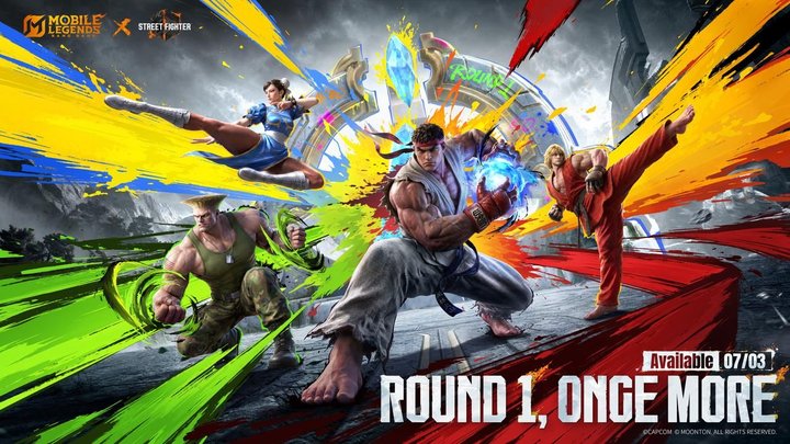 Ilustrasi: Land of Dawn Bergolak: Mobile Legends Gandeng Street Fighter 6 Lewat Event ‘ROUND1’