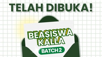 Beasiswa Kalla 2026 untuk maba asal Sulawesi. Foto: Instagram/Yayasan Kalla