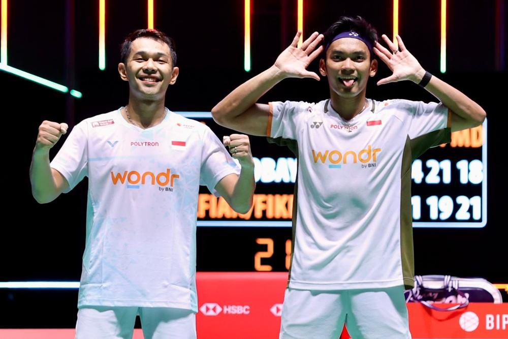 Kata-kata Fajar Alfian/Muhammad Shohibul Fikri usai juara Piala Dunia 2026. / PBSI.