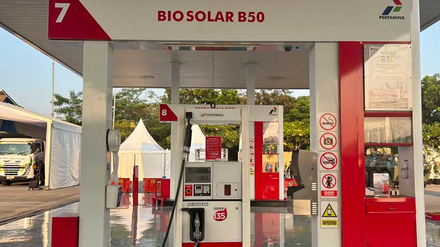 Peluncuran B50(Bloomberg Technoz/Azura Yumna)
