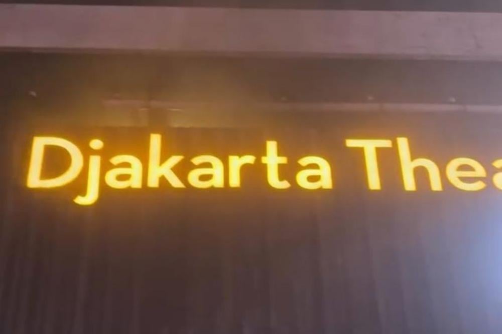 Tangkapan layar - Kebakaran melanda gedung Djakarta Theater di Jalan MH Thamrin No.9, RT 002/001 Kebon Sirih, Menteng, Jakarta Pusat pada Selasa (21/7/2026) malam. ANTARA/Risky Syukur