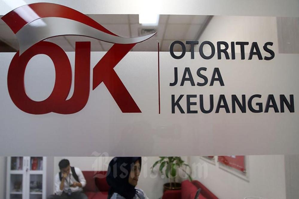 Logo Otoritas Jasa Keuangan (OJK). / Bisnis-Abdullah Azzam