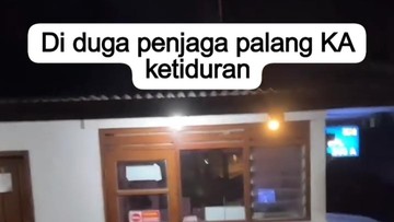 Nyaris Terjadi Tabrakan Maut: Kelalaian Penjaga Perlintasan Kereta di Kediri Terekam Kamera