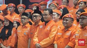 Partai Gerakan Rakyat (PGR) resmi mendaftar sebagai partai politik. CNN Indonesia/Taufiq Hidayatullah
