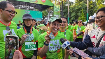 PKB Run GBK Sambut 7.500 Pelari, Cak Imin Dorong Perluasan Hingga Tingkat Kabupaten