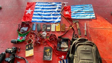 Puluhan Pelajar di Nabire Diamankan Usai Gelar Aksi Pengibaran Bendera Bintang Kejora